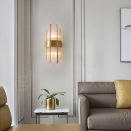 Designer Touch Decorative Modern Luxury K9 Crystal Wall Light with Crystal Shade