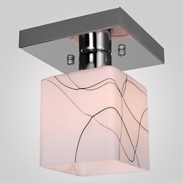 Designer Touch Decorative Modern Contemporary Mini Style Electroplated Metal Flush Mount