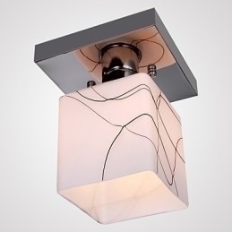 Designer Touch Decorative Modern Contemporary Mini Style Electroplated Metal Flush Mount