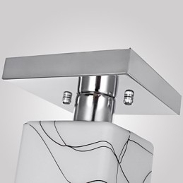 Designer Touch Decorative Modern Contemporary Mini Style Electroplated Metal Flush Mount