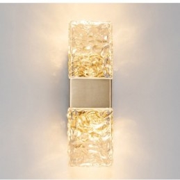 Designer Touch Decorative Modern Crystal Flush Mount Wall Light for Bedside Porch Aisle Living Room Bedroom Study