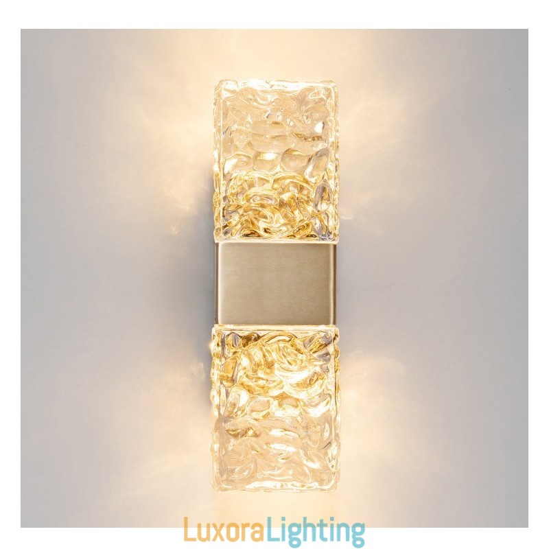 Designer Touch Decorative Modern Crystal Flush Mount Wall Light for Bedside Porch Aisle Living Room Bedroom Study