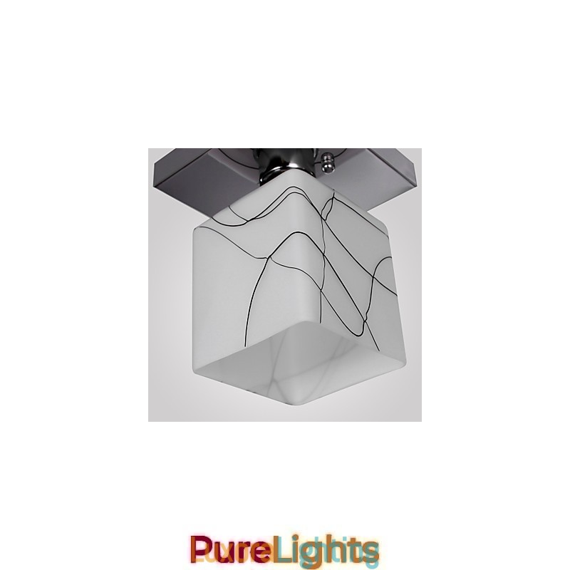 Designer Touch Decorative Modern Contemporary Mini Style Electroplated Metal Flush Mount