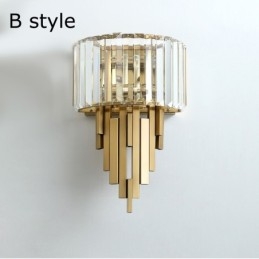 Designer Touch Decorative Postmodern Luxury Crystal Wall Light Living Room TV Background Wall Bedroom Bedside Wall Light