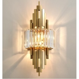 Designer Touch Decorative Postmodern Luxury Crystal Wall Light Living Room TV Background Wall Bedroom Bedside Wall Light