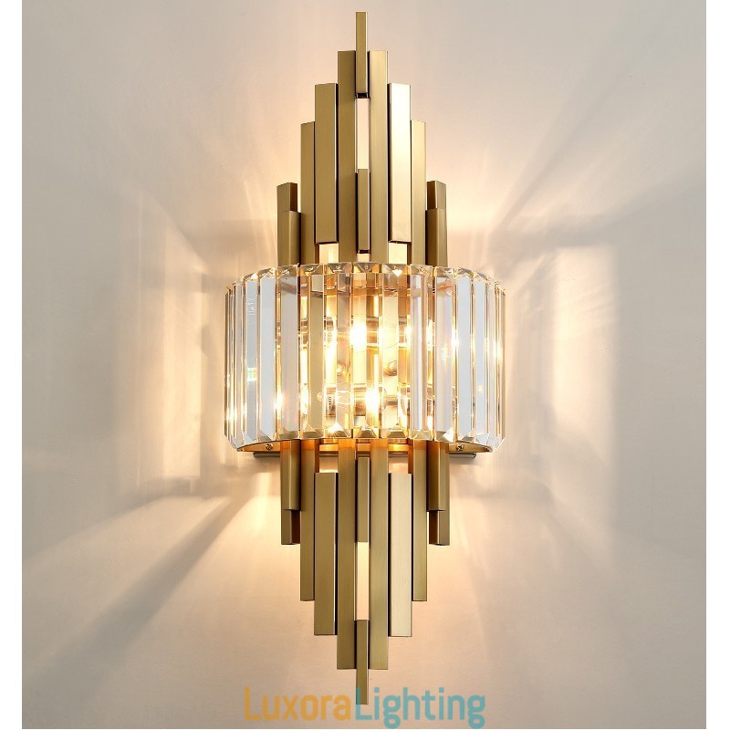 Designer Touch Decorative Postmodern Luxury Crystal Wall Light Living Room TV Background Wall Bedroom Bedside Wall Light