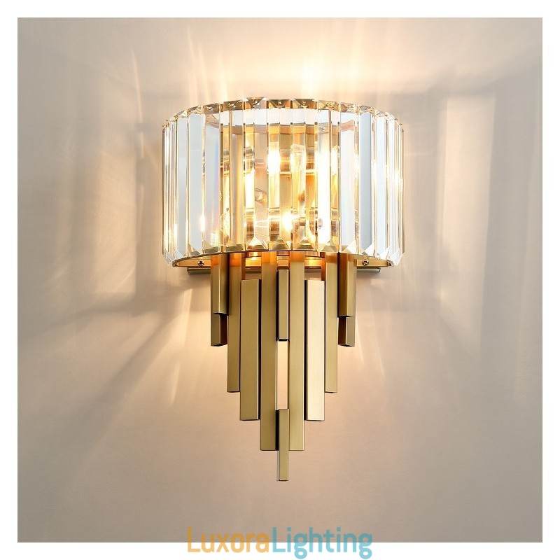 Designer Touch Decorative Postmodern Luxury Crystal Wall Light Living Room TV Background Wall Bedroom Bedside Wall Light