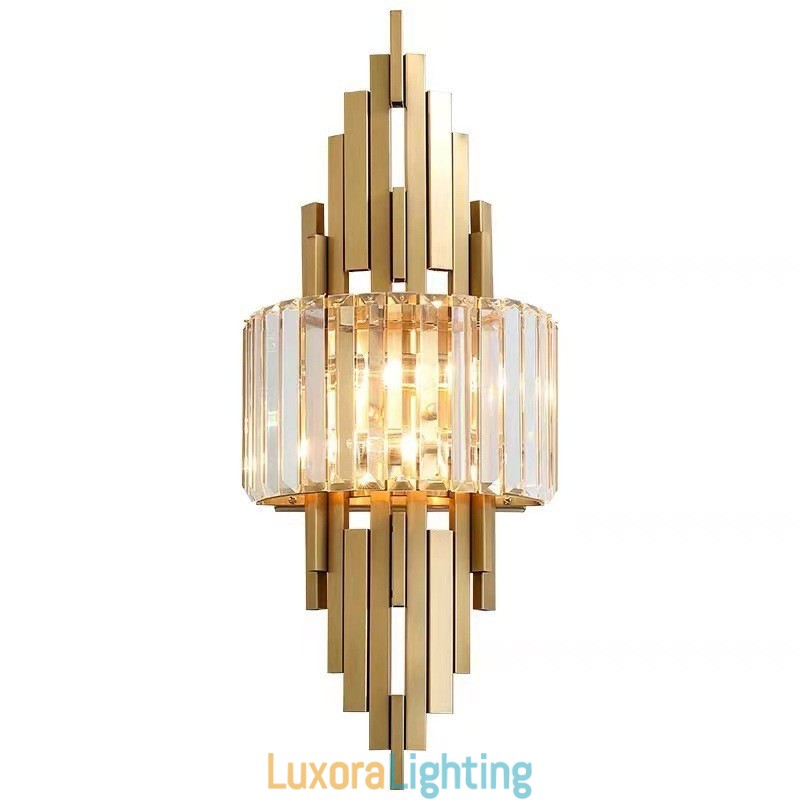 Designer Touch Decorative Postmodern Luxury Crystal Wall Light Living Room TV Background Wall Bedroom Bedside Wall Light