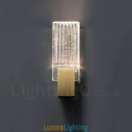 Designer Touch Decorative Postmodern Minimalist Living Room Crystal Wall Sconces American Art Bedside Bedroom Study Wall Sconces