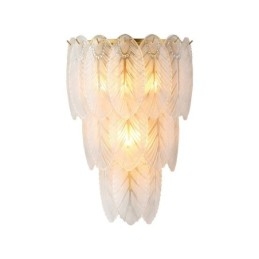 Designer Touch Decorative Nordic French Feather Crystal Wall Sconces Postmodern Lighting Luxury Living Room Background Wall Corridor like Hotel Panel Wall Lamp