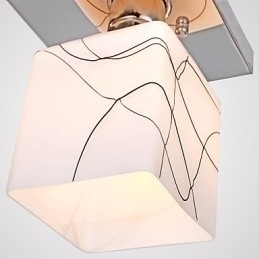 Designer Touch Decorative Modern Contemporary Mini Style Electroplated Metal Flush Mount