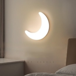 Designer Touch Decorative Nordic Indoor Moon Shape Wall Sconces Ceiling Lights
