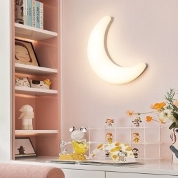 Designer Touch Decorative Nordic Indoor Moon Shape Wall Sconces Ceiling Lights