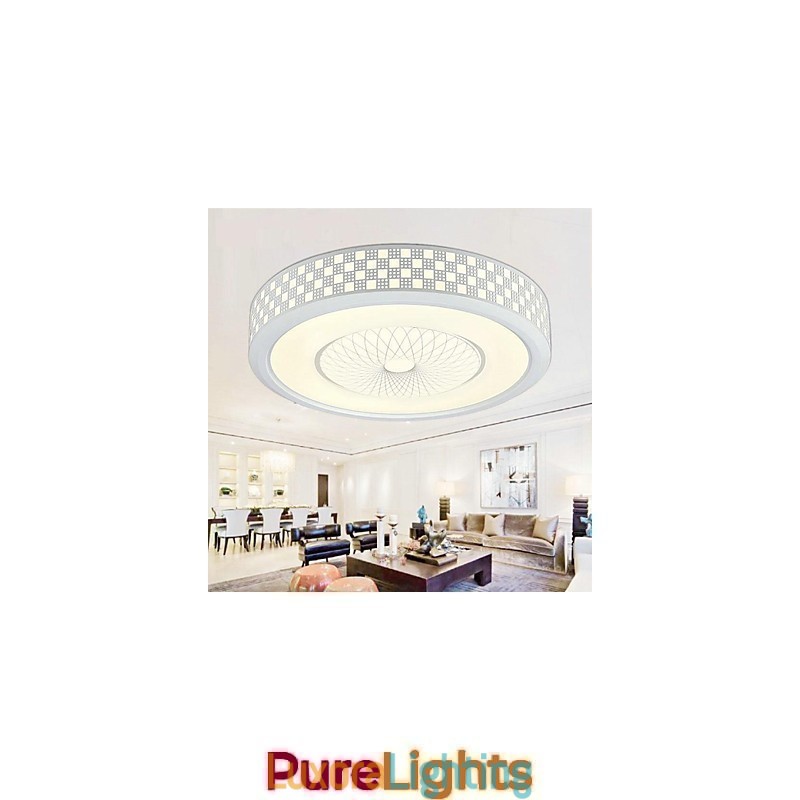 Designer Touch Decorative Modern Contemporary Metal Flush Mount