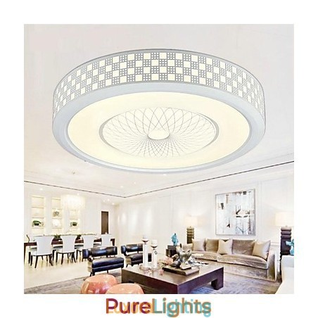 Designer Touch Decorative Modern Contemporary Metal Flush Mount