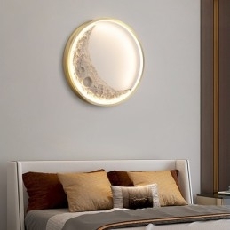 Designer Touch Decorative Nordic Indoor Round Background Wall Wall Lights