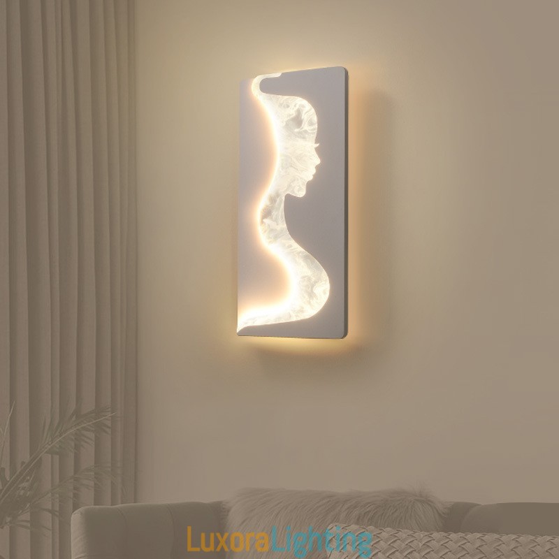 Designer Touch Decorative Indoor Lovely Girls Facing left Right Wall Light