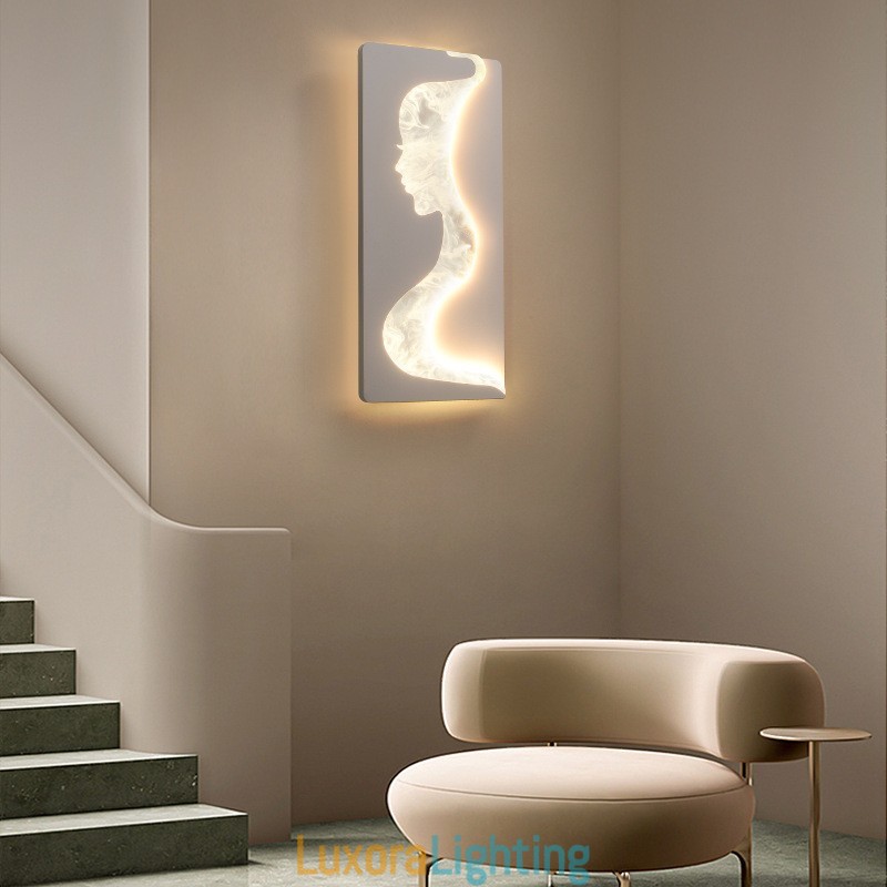 Designer Touch Decorative Indoor Lovely Girls Facing left Right Wall Light