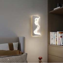 Designer Touch Decorative Indoor Lovely Girls Facing left Right Wall Light