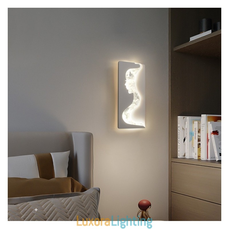 Designer Touch Decorative Indoor Lovely Girls Facing left Right Wall Light