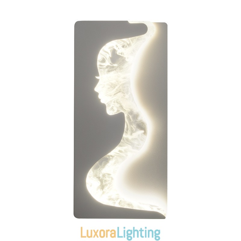 Designer Touch Decorative Indoor Lovely Girls Facing left Right Wall Light
