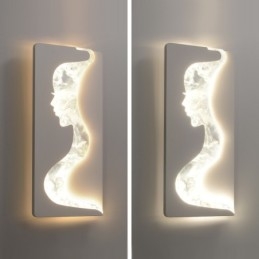 Designer Touch Decorative Indoor Lovely Girls Facing left Right Wall Light