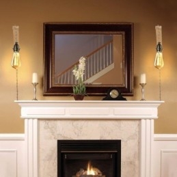 Designer Touch Decorative Solid Wood Wall Sconce American Pastoral Retro Hemp Rope Wall Light With Plug