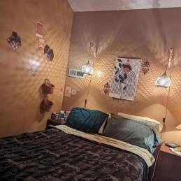 Designer Touch Decorative Bamboo Wall Sconce American Pastoral Retro Hemp Rope Wall Light With Plug