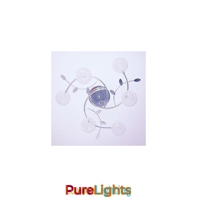 Designer Touch Decorative Modern Contemporary Crystal Electroplated Flush Mount