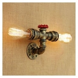 Designer Touch Decorative Vintage Retro Water Pipe Industrial Sconces Wall Lamp