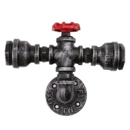 Designer Touch Decorative Vintage Retro Water Pipe Industrial Sconces Wall Lamp