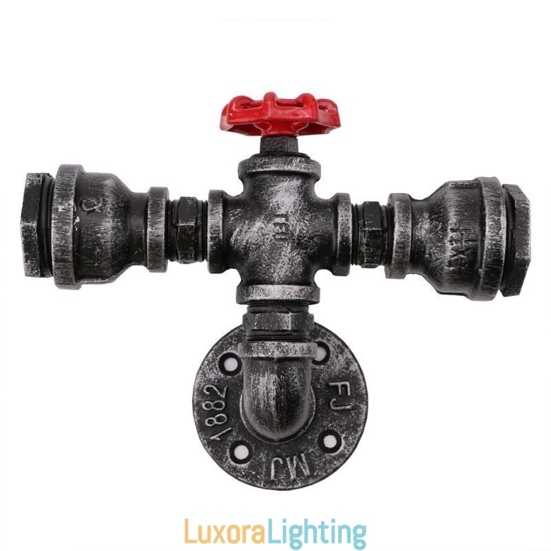Designer Touch Decorative Vintage Retro Water Pipe Industrial Sconces Wall Lamp