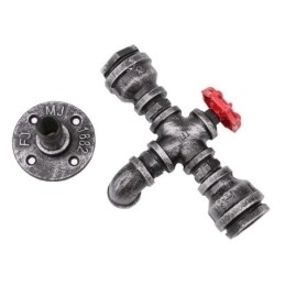 Designer Touch Decorative Vintage Retro Water Pipe Industrial Sconces Wall Lamp