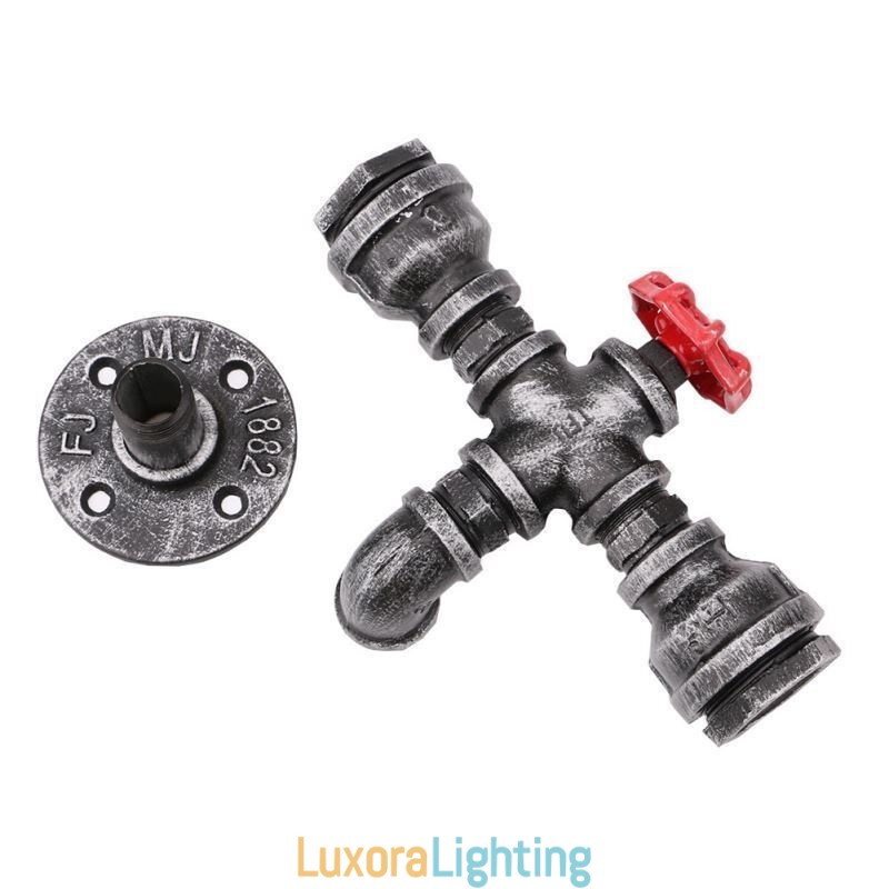 Designer Touch Decorative Vintage Retro Water Pipe Industrial Sconces Wall Lamp