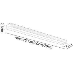 Designer Touch Decorative Modern Mirror Front Light Wall Lamp Acrylic Washroom Makeup Lighting