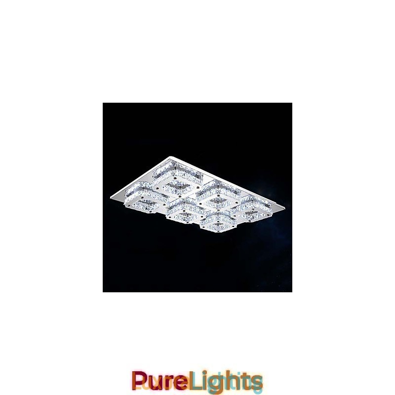 Designer Touch Decorative Modern Contemporary Electroplated Metal Flush Mount