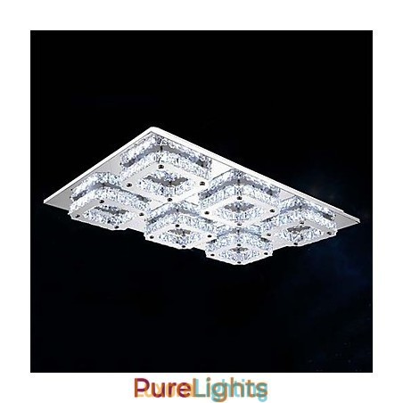 Designer Touch Decorative Modern Contemporary Electroplated Metal Flush Mount