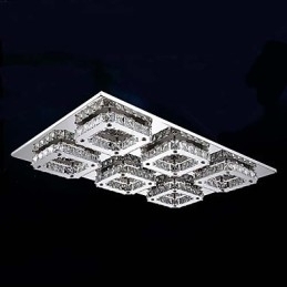 Designer Touch Decorative Modern Contemporary Electroplated Metal Flush Mount