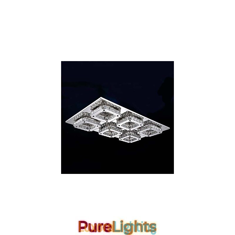 Designer Touch Decorative Modern Contemporary Electroplated Metal Flush Mount