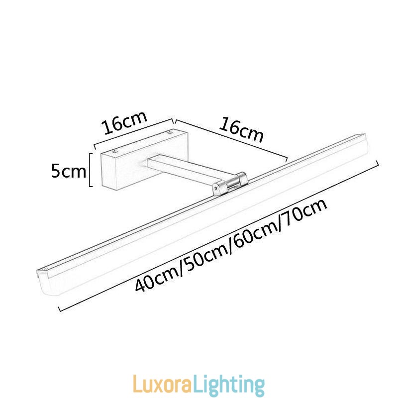 Designer Touch Decorative Sconce Lamp Modern Mirror Front Light Wall Lamp Washroom