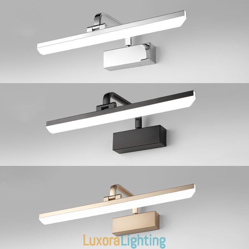 Designer Touch Decorative Modern Wall Lamp Mirror Front Light Angle Adjustable Washroom Makeup Light