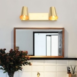 Designer Touch Decorative Nordic Brass Mirror Front Light Spot Wall Lamp