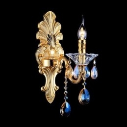 Designer Touch Decorative European Wall Lamp Luxurious Wall Sconce Crystal Drop Decoration Lamp Bedside Lighting