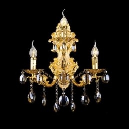 Designer Touch Decorative European Fashion Wall Lamp Luxurious Crystal Drop Wall Sconce Lighting