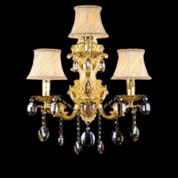 Designer Touch Decorative European Fashion Wall Lamp Luxurious Crystal Drop Wall Sconce Lighting