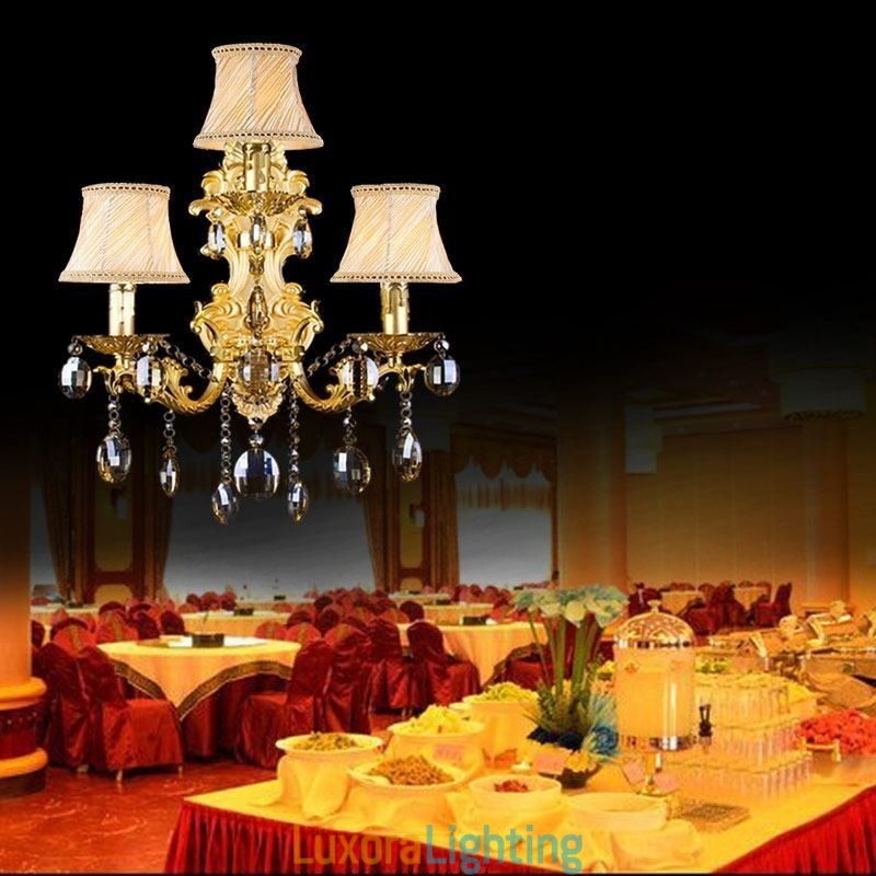 Designer Touch Decorative European Fashion Wall Lamp Luxurious Crystal Drop Wall Sconce Lighting