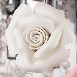 Designer Touch Decorative Country Crystal Electroplated Metal Flush Mount