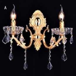 Designer Touch Decorative European Wall Lamp Crystal Wall Sconce Decoration Light Sconce Lighting
