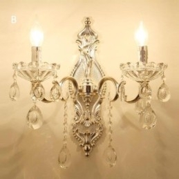 Designer Touch Decorative European Wall Lamp Crystal Wall Sconce Decoration Light Sconce Lighting