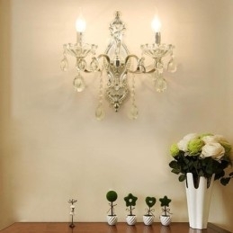 Designer Touch Decorative European Wall Lamp Crystal Wall Sconce Decoration Light Sconce Lighting